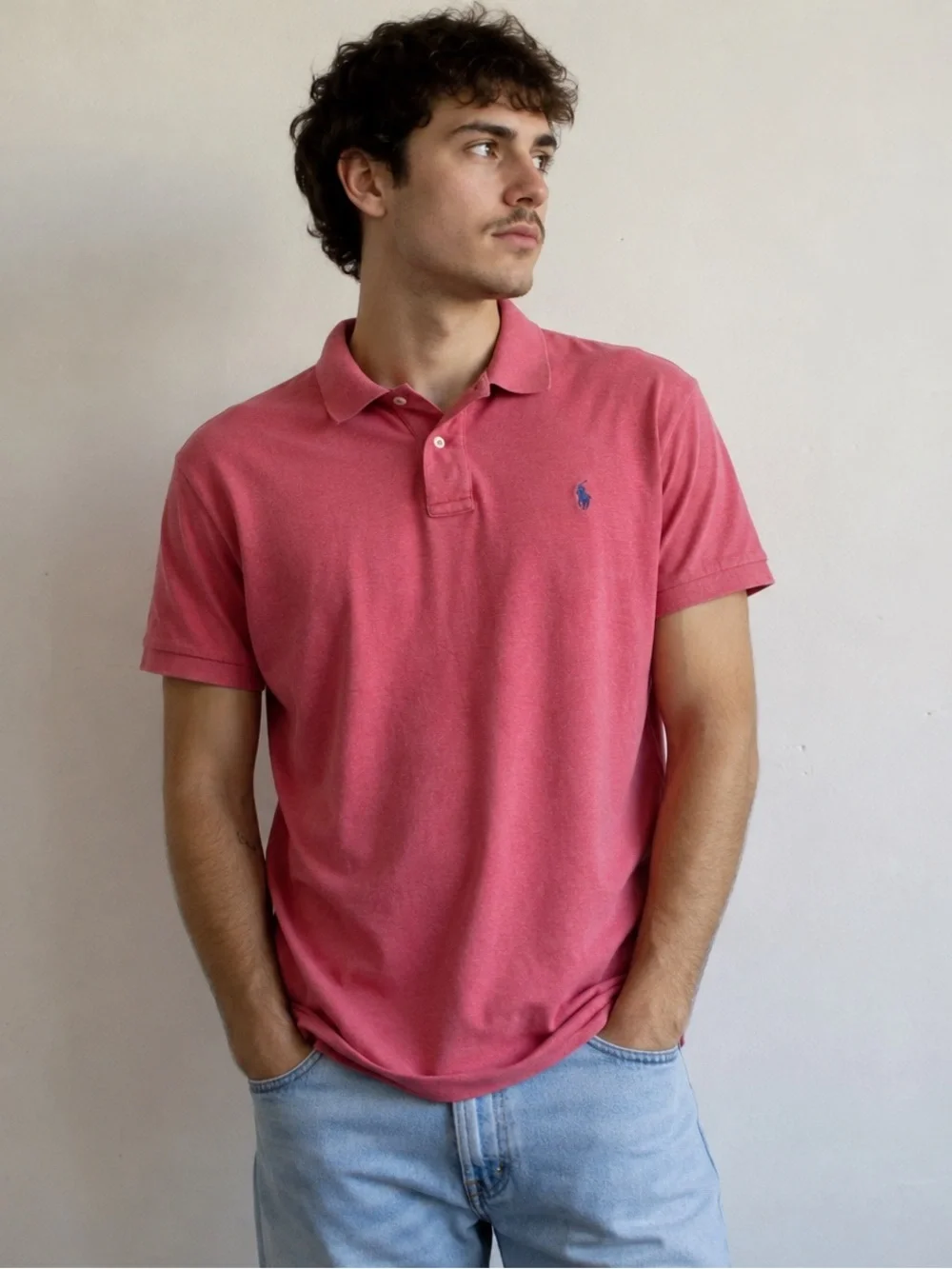 Vintage Polo Ralph Lauren Men's Red Polo Shirt Size XL